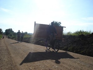 Bett-auf-fahrrad